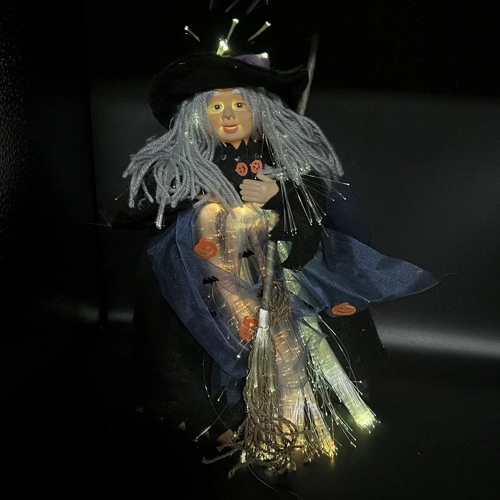 Vintage Foremost Halloween Fiber Optic Witch Decoration‎ 14